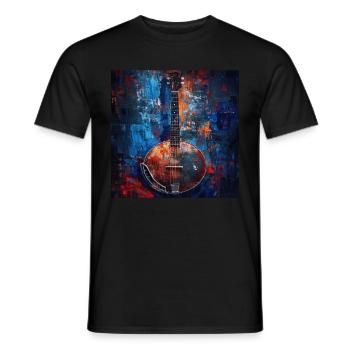 Banjo - Men's T-Shirt - black - Front - AI Model Male 178 light (178cm)
