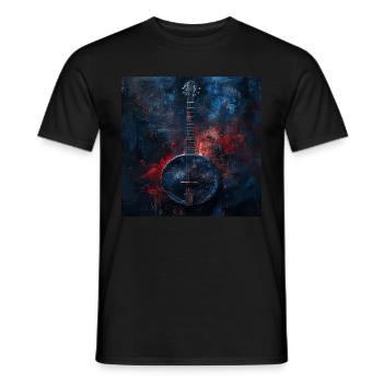 Banjo - Men's T-Shirt - black - Front - AI Model Male 178 light (178cm)