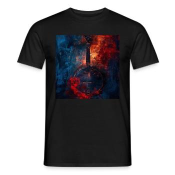Banjo - Men's T-Shirt - black - Front - AI Model Male 178 light (178cm)