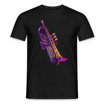 Trompette - T-shirt homme - noir - Devant - AI Model Male 178 light (178cm)