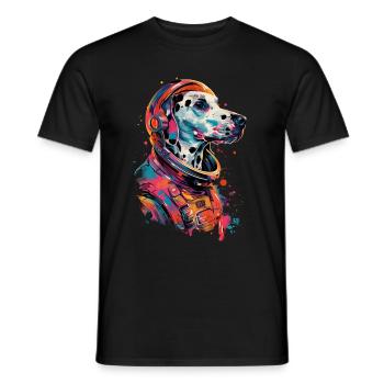 Dalmatiner - Männer T-Shirt - Schwarz - Vorne - AI Model Male 178 light (178cm)