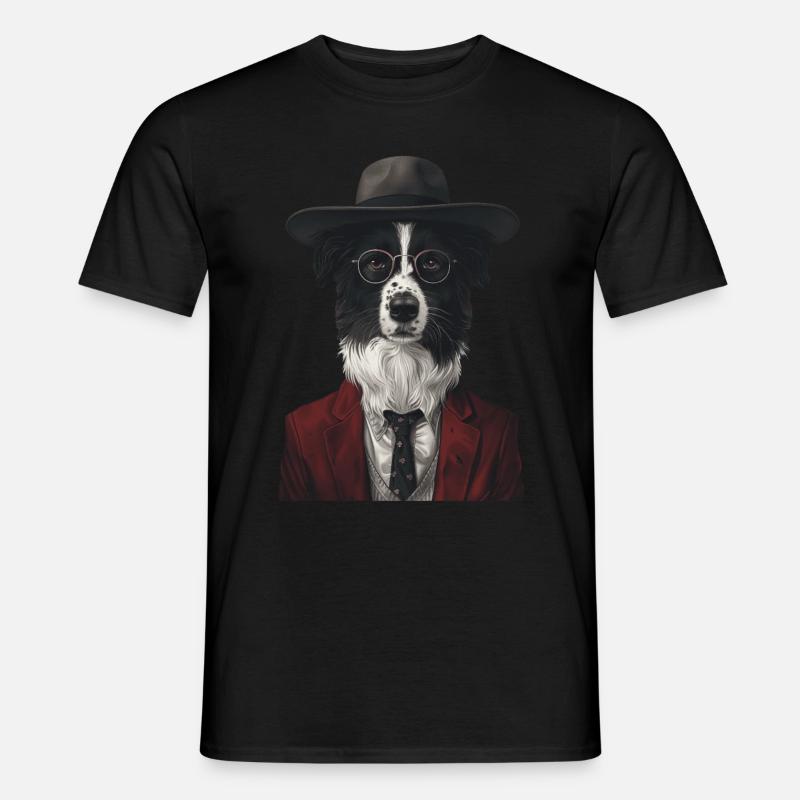 Border Collie - Männer T-Shirt - Schwarz