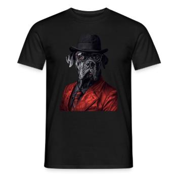 Cane Corso - Männer T-Shirt - Schwarz - Vorne - AI Model Male 178 light (178cm)