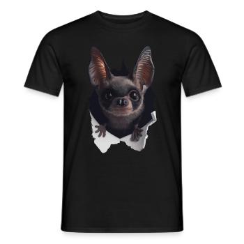 Schläger - Männer T-Shirt - Schwarz - Vorne - AI Model Male 178 light (178cm)