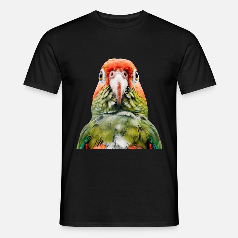Sittiche - Männer T-Shirt - Schwarz
