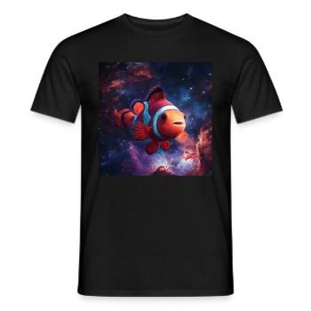 Clownfisch - Männer T-Shirt - Schwarz - Vorne - AI Model Male 178 light (178cm)
