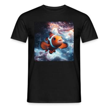 Clownfisch - Männer T-Shirt - Schwarz - Vorne - AI Model Male 178 light (178cm)
