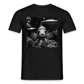 Clownfisch - Männer T-Shirt - Schwarz - Vorne - AI Model Male 178 light (178cm)
