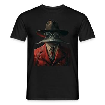 Stachelrochen - Männer T-Shirt - Schwarz - Vorne - AI Model Male 178 light (178cm)