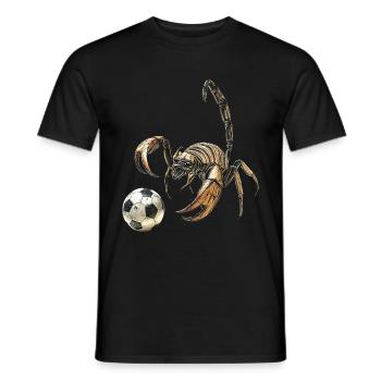 Skorpion - Männer T-Shirt - Schwarz - Vorne - AI Model Male 178 light (178cm)