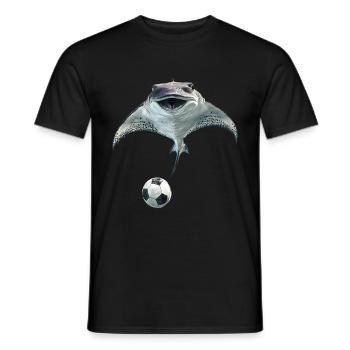 Stachelrochen - Männer T-Shirt - Schwarz - Vorne - AI Model Male 178 light (178cm)