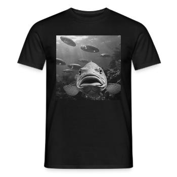 Tarpon - Männer T-Shirt - Schwarz - Vorne - AI Model Male 178 light (178cm)