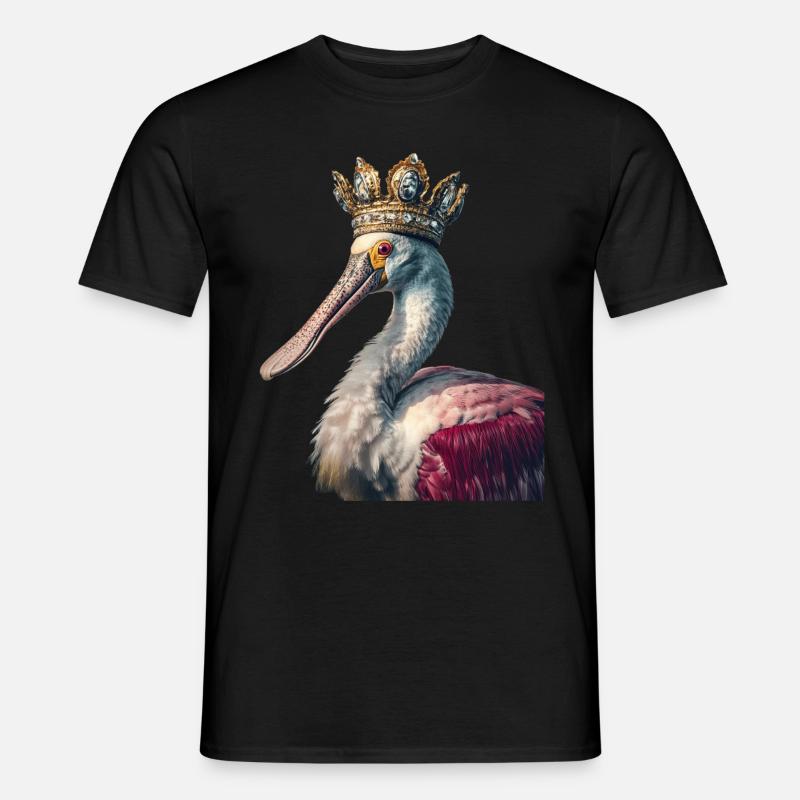 Löffler - Männer T-Shirt - Schwarz