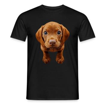Vizsla - Männer T-Shirt - Schwarz - Vorne - AI Model Male 178 light (178cm)
