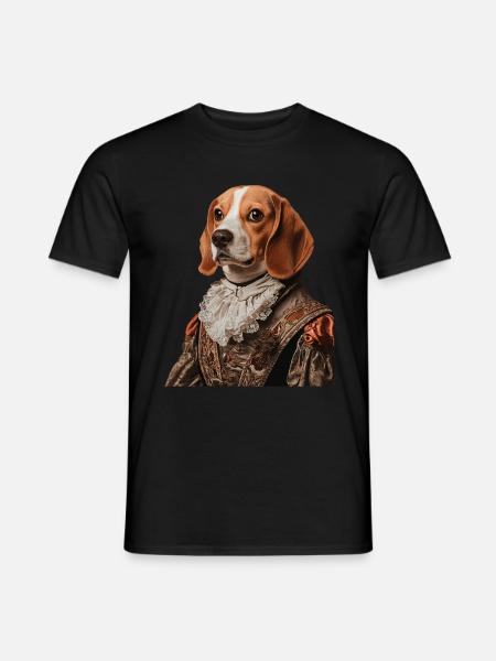 Beagle - Männer T-Shirt - Schwarz