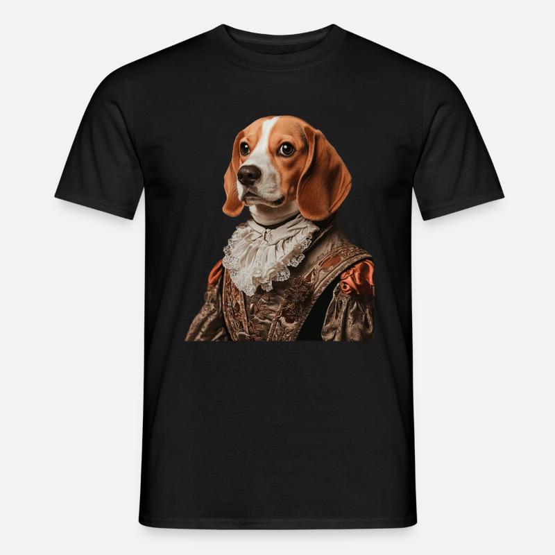 Beagle - Männer T-Shirt - Schwarz