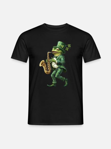 Frosch - Männer T-Shirt - Schwarz