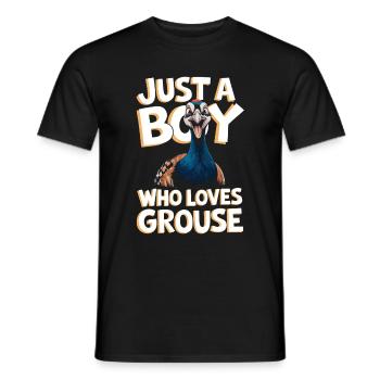 Auerhahn - Männer T-Shirt - Schwarz - Vorne - AI Model Male 178 light (178cm)