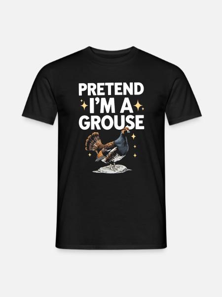 Auerhahn - Männer T-Shirt - Schwarz
