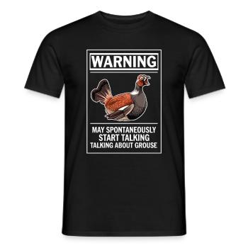 Auerhahn - Männer T-Shirt - Schwarz - Vorne - AI Model Male 178 light (178cm)