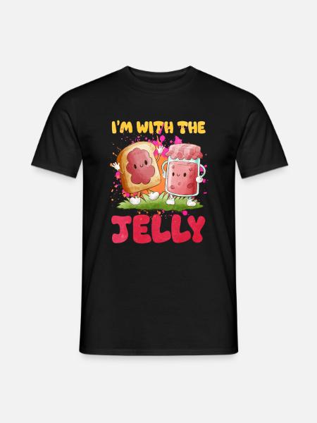 Gelee - Männer T-Shirt - Schwarz