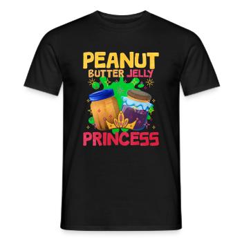 Gelee Erdnussbutter - Männer T-Shirt - Schwarz - Vorne - AI Model Male 178 light (178cm)