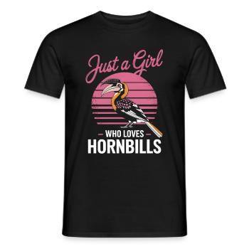 Nashornvogel - Männer T-Shirt - Schwarz - Vorne - AI Model Male 178 light (178cm)