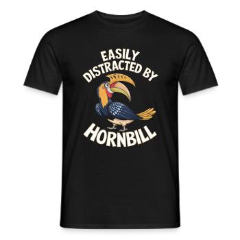 Nashornvogel - Männer T-Shirt - Schwarz - Vorne - AI Model Male 178 light (178cm)