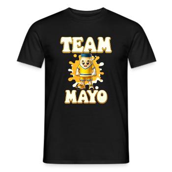 Mayonnaise - Männer T-Shirt - Schwarz - Vorne - AI Model Male 178 light (178cm)