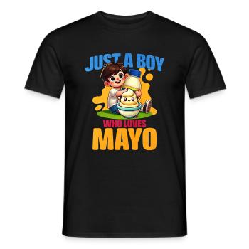 Mayonnaise - Männer T-Shirt - Schwarz - Vorne - AI Model Male 178 light (178cm)
