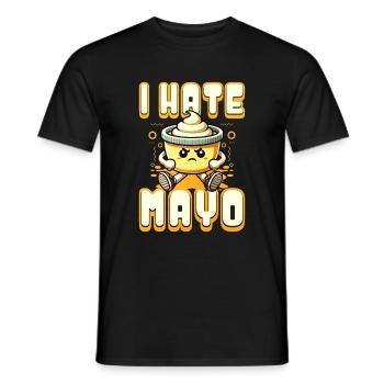 Mayonnaise - Männer T-Shirt - Schwarz - Vorne - AI Model Male 178 light (178cm)
