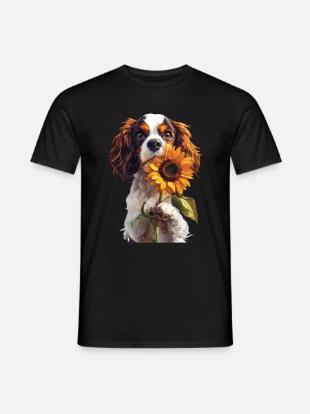 Cavalier King Charles - Männer T-Shirt - Schwarz