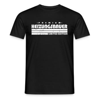 Heizungsbauer Limited Edition Lustiges Heizungsbau - Männer T-Shirt - Schwarz - Vorne - AI Model Male 178 light (178cm)