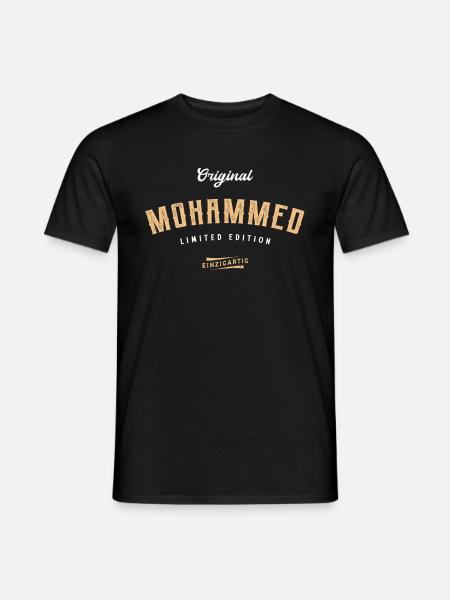 Mohammed Limited Edition - Männer T-Shirt - Schwarz