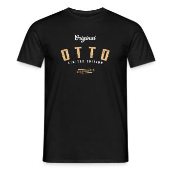 Otto Limited Edition - Männer T-Shirt - Schwarz - Vorne - AI Model Male 178 light (178cm)