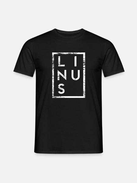 Linus Minimalisme - T-shirt homme - noir