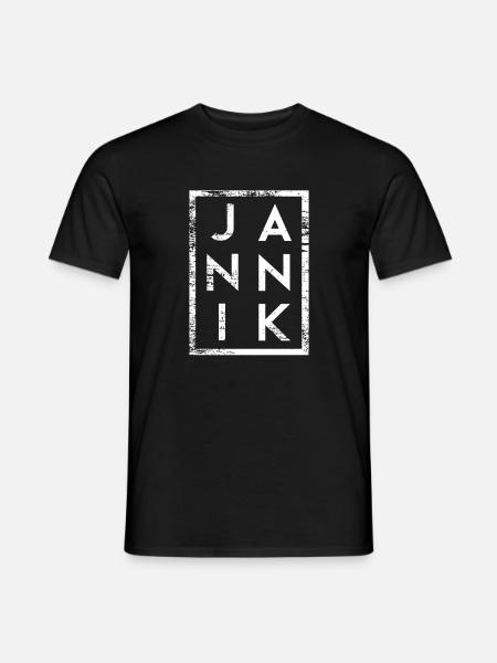 Jannik Minimalism - Men's T-Shirt - black