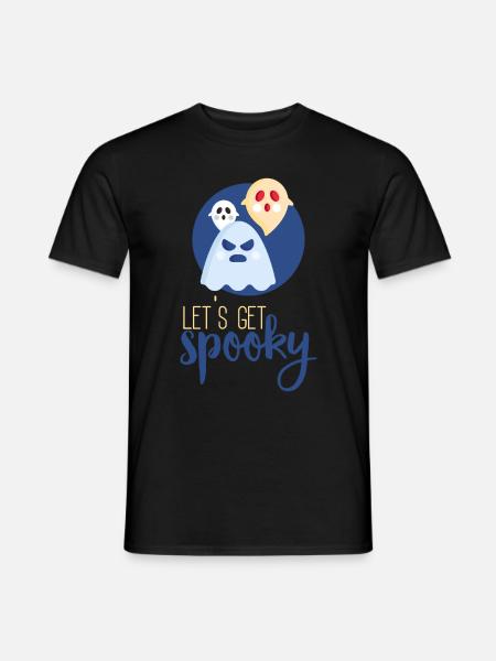 Halloween horreur effrayant dicton - T-shirt homme - noir