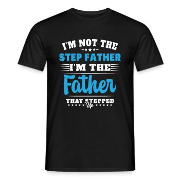 Ich bin nicht der Schwiegervater, der aufgestanden ist - Männer T-Shirt - Schwarz - Vorne - AI Model Male 178 light (178cm)