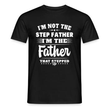 Ich bin nicht der Schwiegervater, der aufgestanden ist - Männer T-Shirt - Schwarz - Vorne - AI Model Male 178 light (178cm)