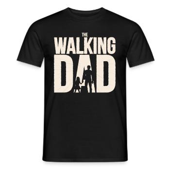 Geschenk für werdende Papas The Walking Dad - Männer T-Shirt - Schwarz - Vorne - AI Model Male 178 light (178cm)
