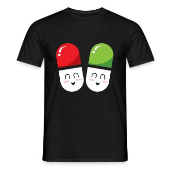 Apotheker Tabletten Apotheke Medizin Mediziner - Männer T-Shirt - Schwarz - Vorne - AI Model Male 178 light (178cm)