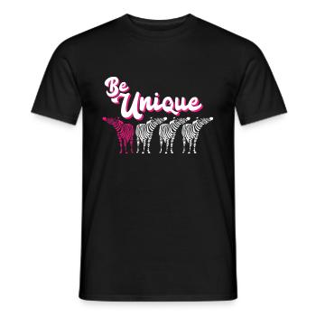 Lustige Zooarbeiterin Safari Zebra Zoo Tier Kostüm - Männer T-Shirt - Schwarz - Vorne - AI Model Male 178 light (178cm)