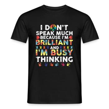 Brillantes Kind Sohn Tochter Familie Autismus Bewu - Männer T-Shirt - Schwarz - Vorne - AI Model Male 178 light (178cm)