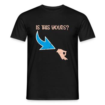 Ok hand prank meme comedian circle game - Men's T-Shirt - black - Front - AI Model Male 178 light (178cm)