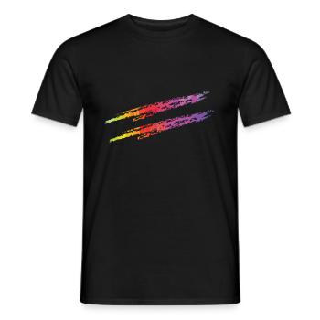 Gleichstellung Regenbogen LGBT Lesben Gay Pride - Männer T-Shirt - Schwarz - Vorne - AI Model Male 178 light (178cm)
