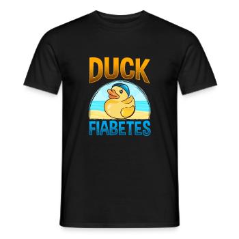 Diabète DT1 Médical Santé Diabétique - T-shirt homme - noir - Devant - AI Model Male 178 light (178cm)