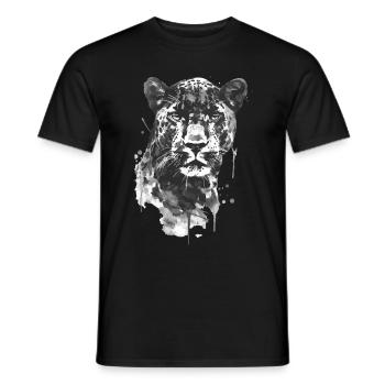 Panthère - T-shirt homme - noir - Devant - AI Model Male 178 light (178cm)