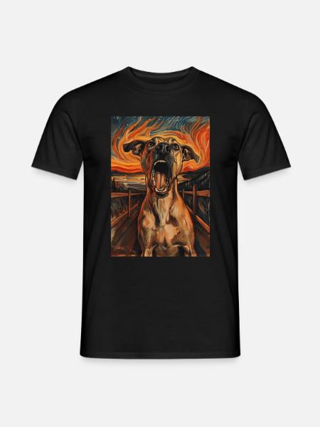 Chien - T-shirt homme - noir