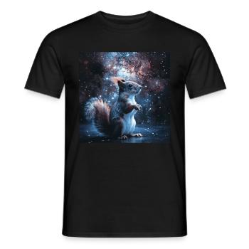 Squirrel - Men's T-Shirt - black - Front - AI Model Male 178 light (178cm)